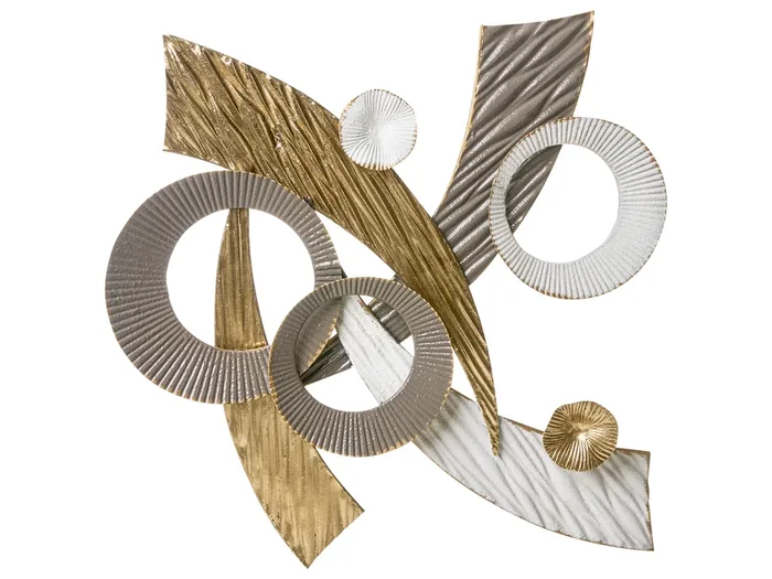 Decoración de pared FENIT Metal 54 cm Dorado