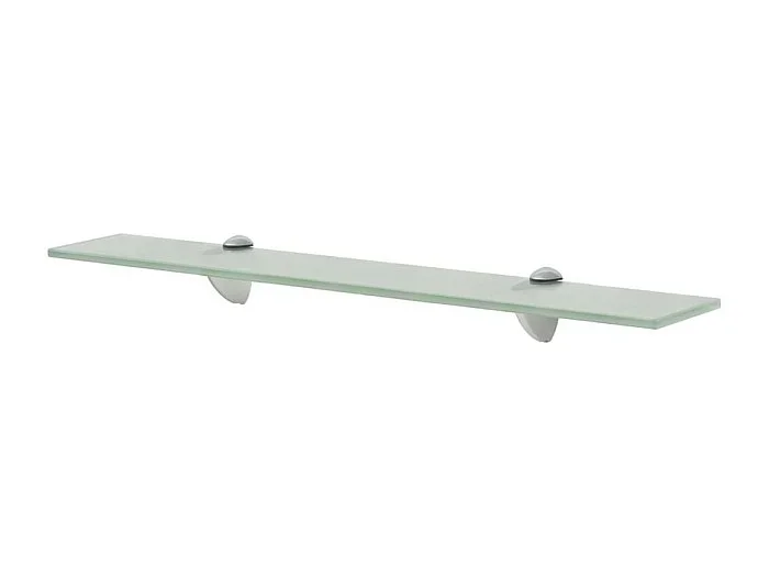 Elegante estante de pared transparente de cristal 60 x 10 cm 8 mm 2702138/2