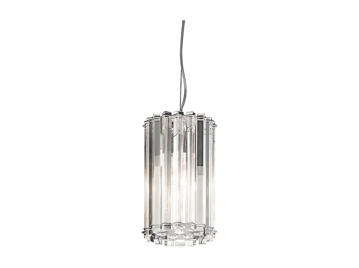 Elstead Crystal Skye 2 ljus rund mini taklampa krom, kristallglas, G9