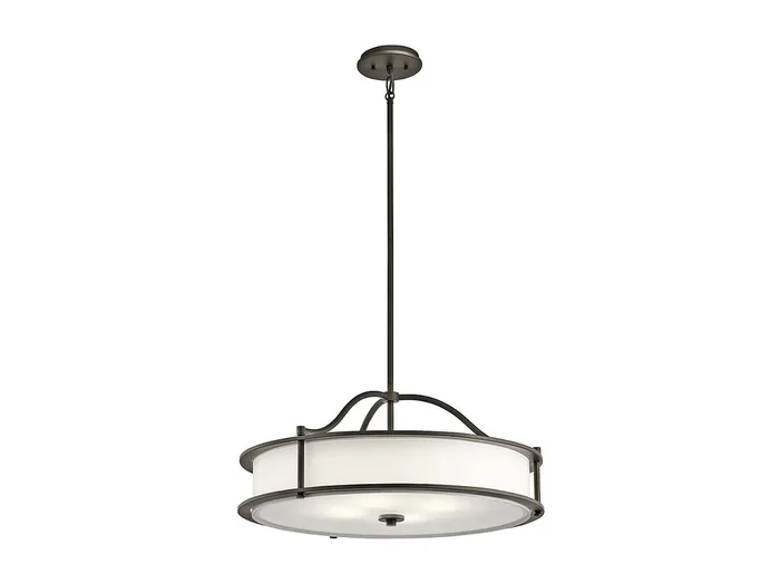 Elstead Emory 4 Ljus Semi Flush Runt Tak Pendelljus Tenn, E27