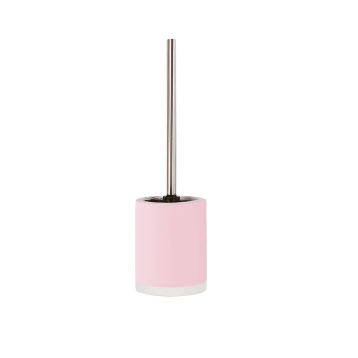 Escobilla De Baño Msv «Cagliari» De Ceramica En Color Rosa