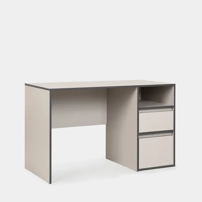 Escritorio en madera color gris perla Kamila – Klast