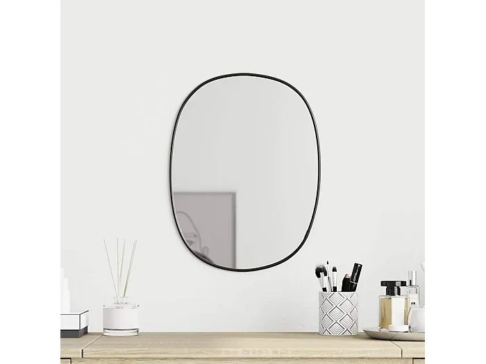 Espejo de pared negro 40×30 cm