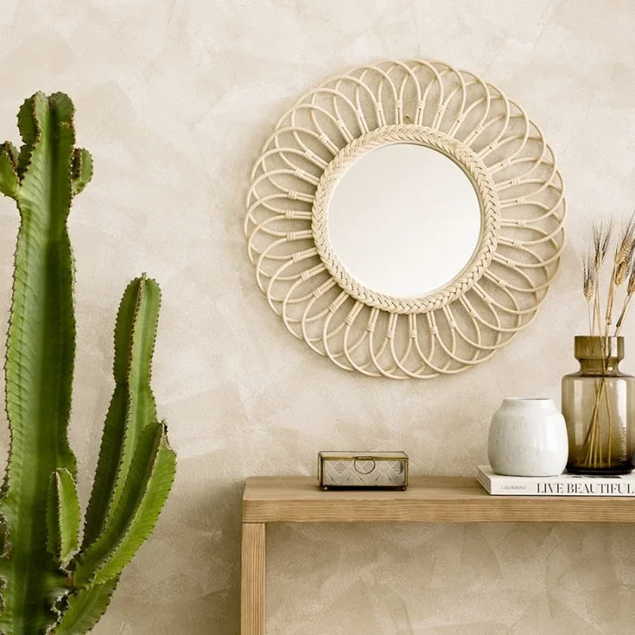 Espejo ratán Bantu Natural – Kenay Home