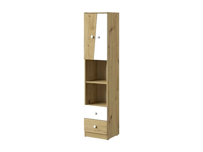 Estantería Almira 104, Con cajones Con puertas, Aglomerado laminado, Número de puertas 2