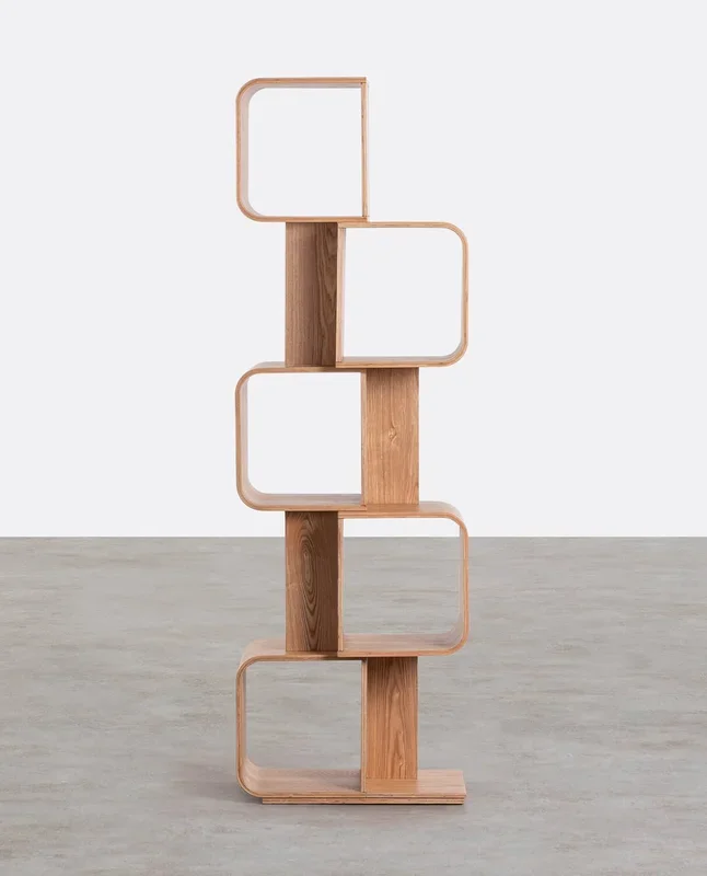 Estantería de Madera (167×53,5 cm) Xosi Madera Natural – The Masie