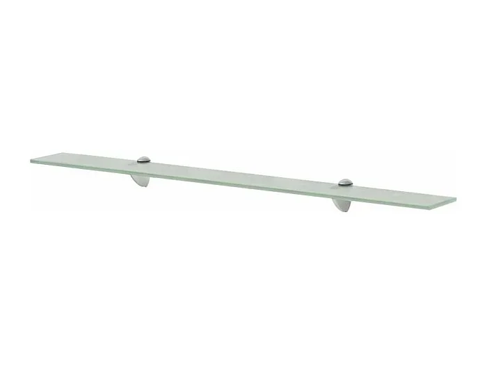 Estantería de pared de diseño en vidrio 90×10 cm 8 mm 2702141/2