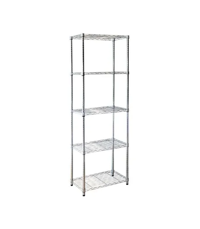 Estanteria stylo 5 baldas cromadas 180 cm(alto) 60cm(ancho) 35 cm(fondo)