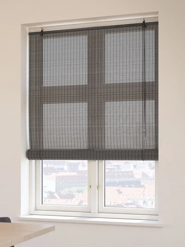 Estor enrollable bambú BYRE 100×160 gris