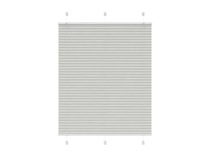 Estor plisado gris claro 110x150cm ancho tela 109,4cm