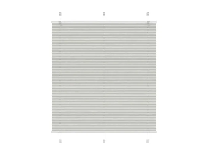Estor plisado gris claro 115x100cm ancho tela 114,4cm