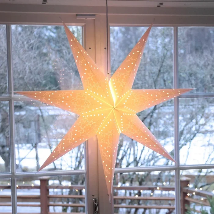 Estrella decorativa Sensy Star con siete puntas