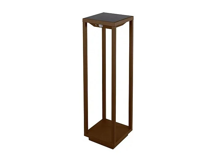 Farol solar para el hogar, 2,2 W, LED, funciona con pilas, IP54, color azafrán corten