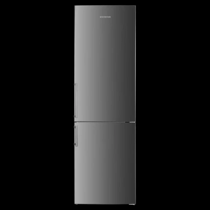 FGC-253C80XEH Combi 180x55x60 Cm Inox No Frost , Clasificación Energetica A+/e, N /st, Capacidad Total 253 (l), Luz Led, Control De Temperatura Electronico- Infiniton