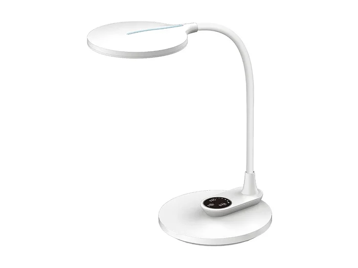Flexo Murillo Blanco 10w 790lm Base Duo Intensidad Regulable Y Memoria