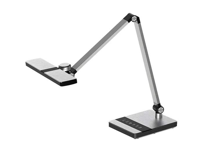 Flexo Tactil Rubens Plata Led Dimable Articulado Y Orientable