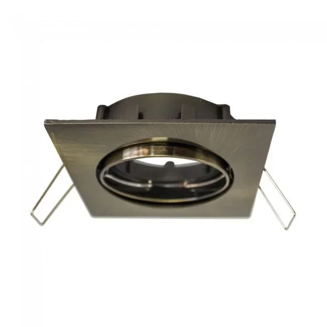 Foco empotrable BASIC cuadrado oro viejo – Wonderlamp Clásico