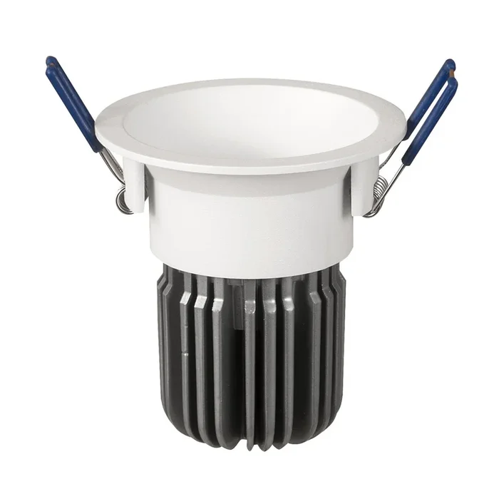 Foco empotrado LED Toodle redondo simétrico blanco