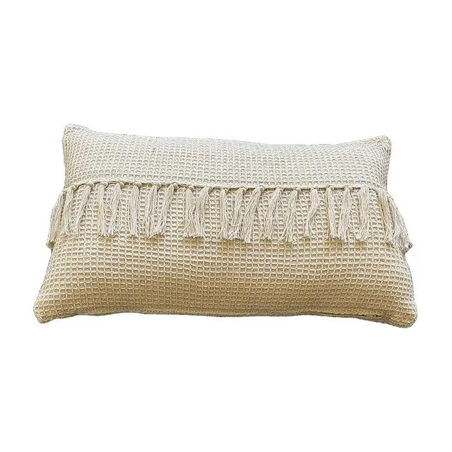 Funda de cojín de algodón Tawa 30×50 Natural