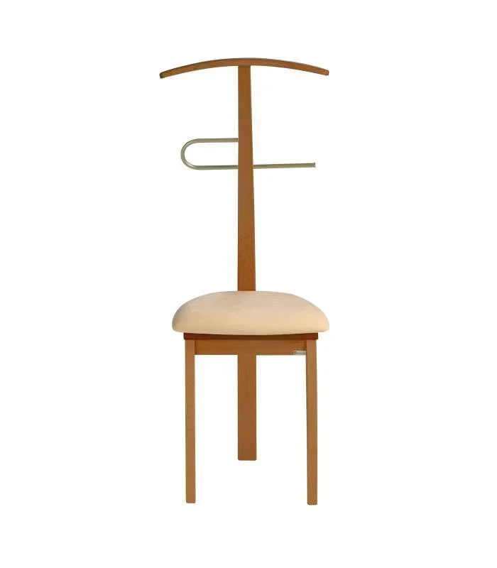 Galán 364 con asiento herrajes cromado satinado lacado en cerezo, 108 cm(alto)46 cm(ancho)44 cm(largo)