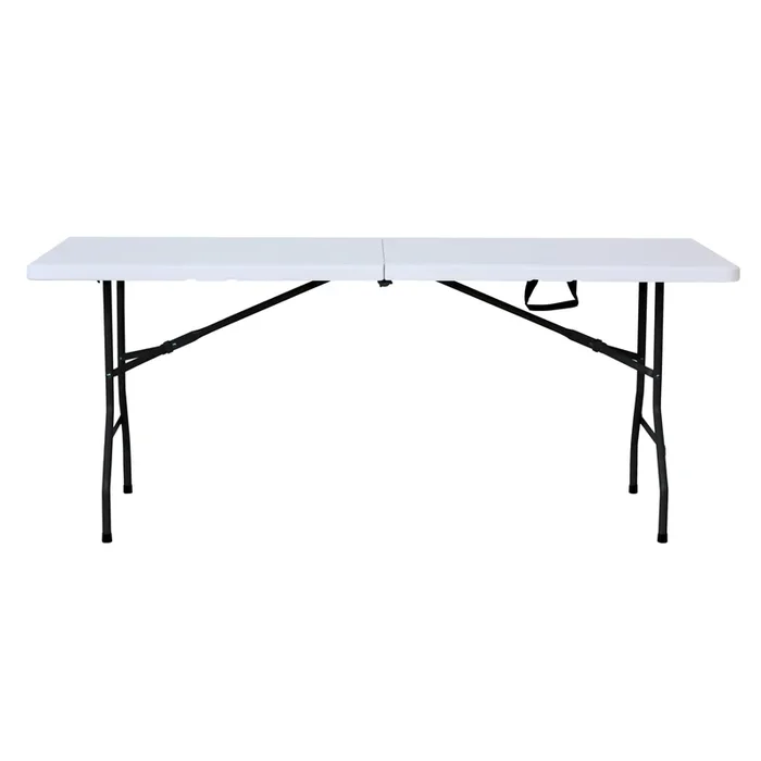 Garbar easy mesa rectangular plegable interior, exterior 180×75 blanco