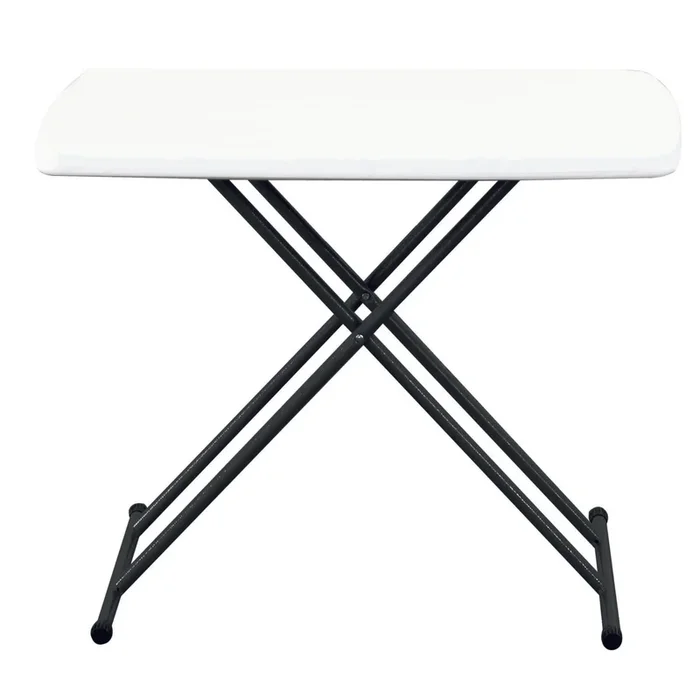 Garbar easy mesa rectangular plegable interior, exterior 75,5×49,5 blanco