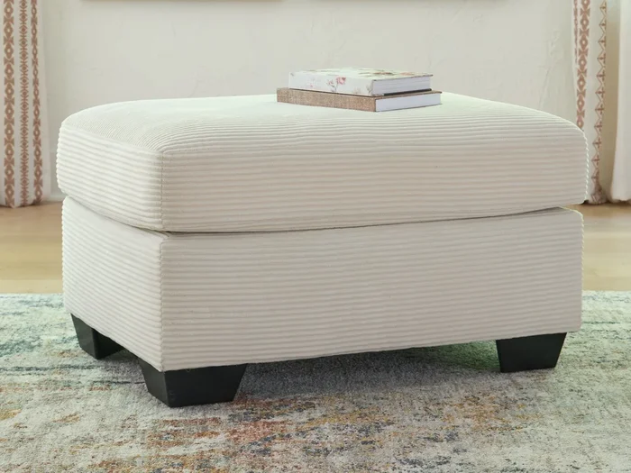 Greenbriar Ivory Ottoman