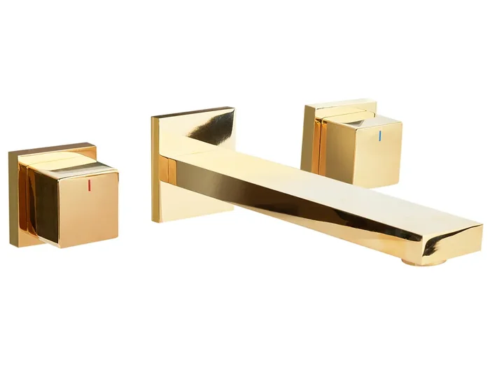 Grifo mezclador empotrado de lavabo PAILON Latón Dorado