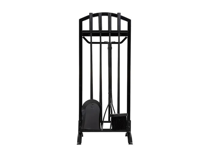 Herramientas para la chimenea de metal negro set 5pcs 31x27x75.8h cm