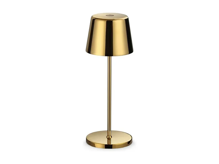 Ideal Lux CUTE Lampa zewnętrzna LED ściemnialna przenośna złota 2200-2700K IP65