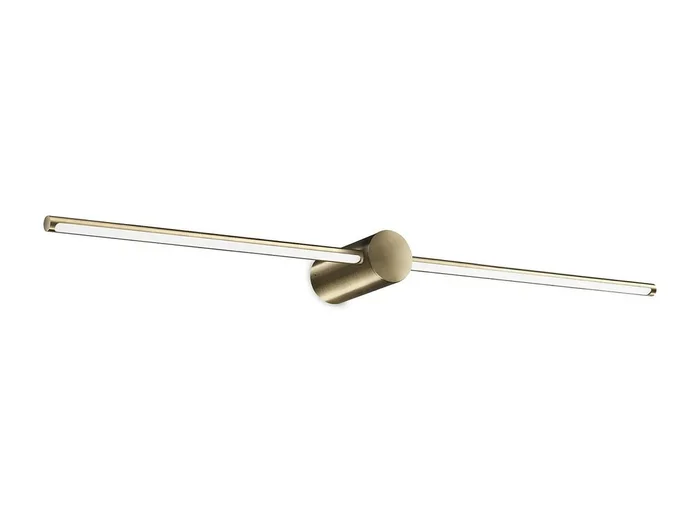 Ideal Lux FILO Aplique de espejo de baño LED integrado de 2 luces Latón 1450Lm 3000K IP44