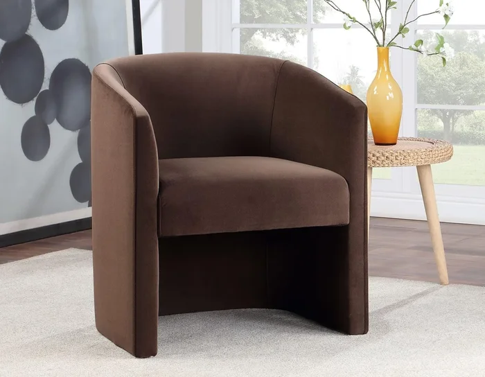 Iris Cocoa Upholstered Chair