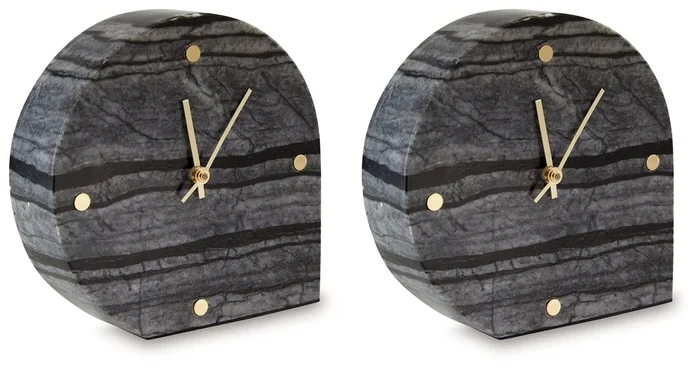 Janmour Black Table Clock