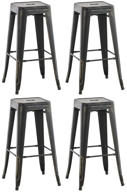 Juego de 4 taburetes de bar Joshua
