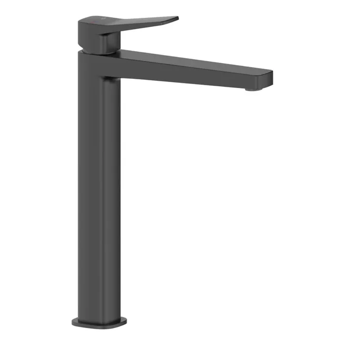 KFA Armatura 4522-712-81 – Grifo para lavabo + desagüe MALAGA 30,3 cm negro