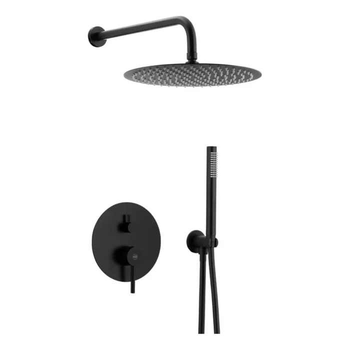 KFA Armatura 5039-501-81 – Grifería de ducha con grifo empotrado MOZA mate negro