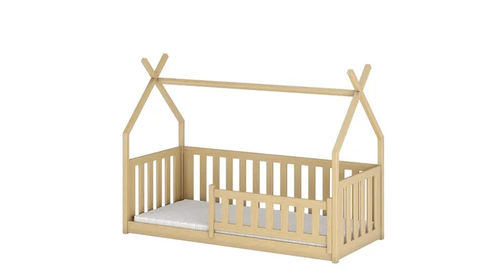 La casa-cama BODZIO Fabricada en madera maciza, es perfecta para el juego imaginativo.