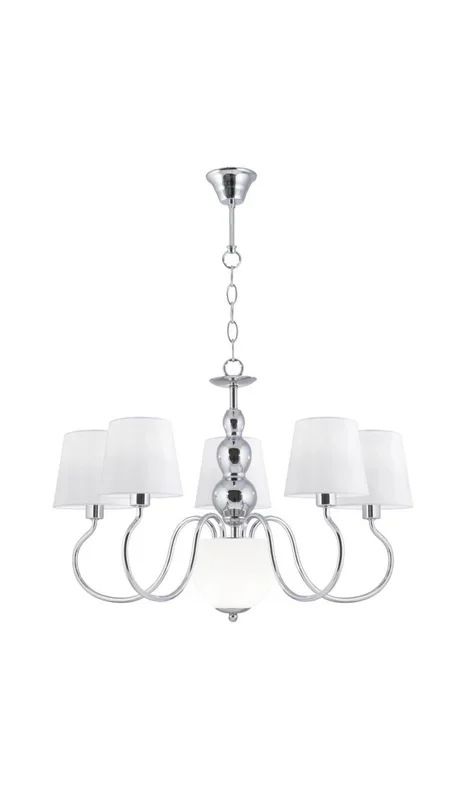 Lámpara 5 luces modelo Maxima acabado cromo 42 cm(alto)63 cm(ancho)63 cm(fondo)