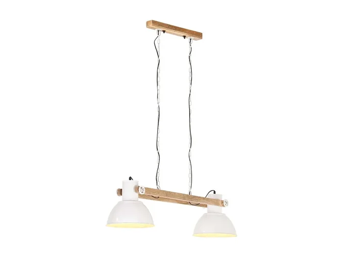 Lámpara colgante industrial 25 W blanca 109 cm E27 ES422798