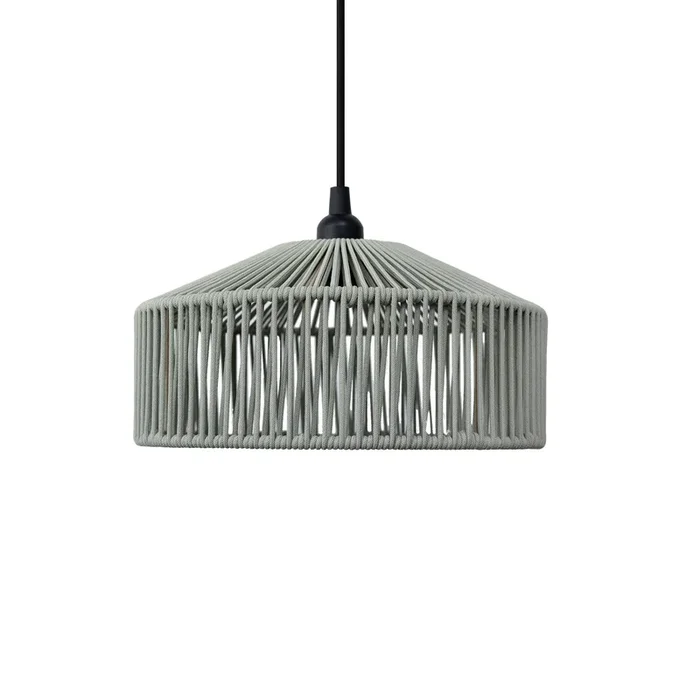 Lámpara colgante Newgarden Calabardina, verde, cable, Ø30 cm, IP44
