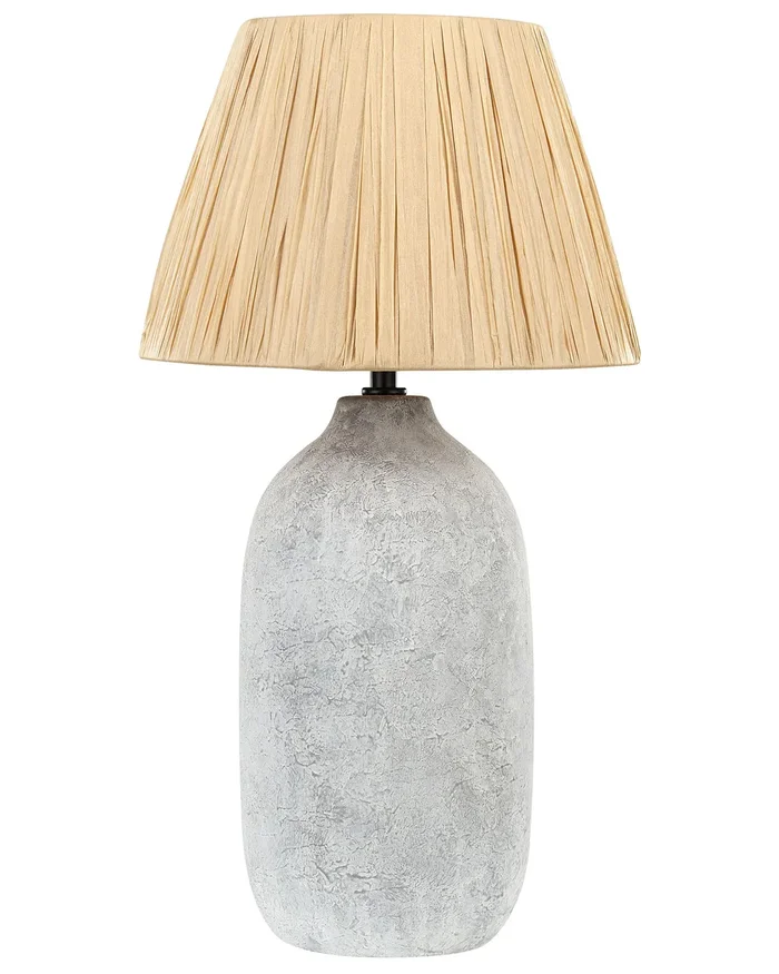 Lámpara de mesa MATILDE Cerámica Gris