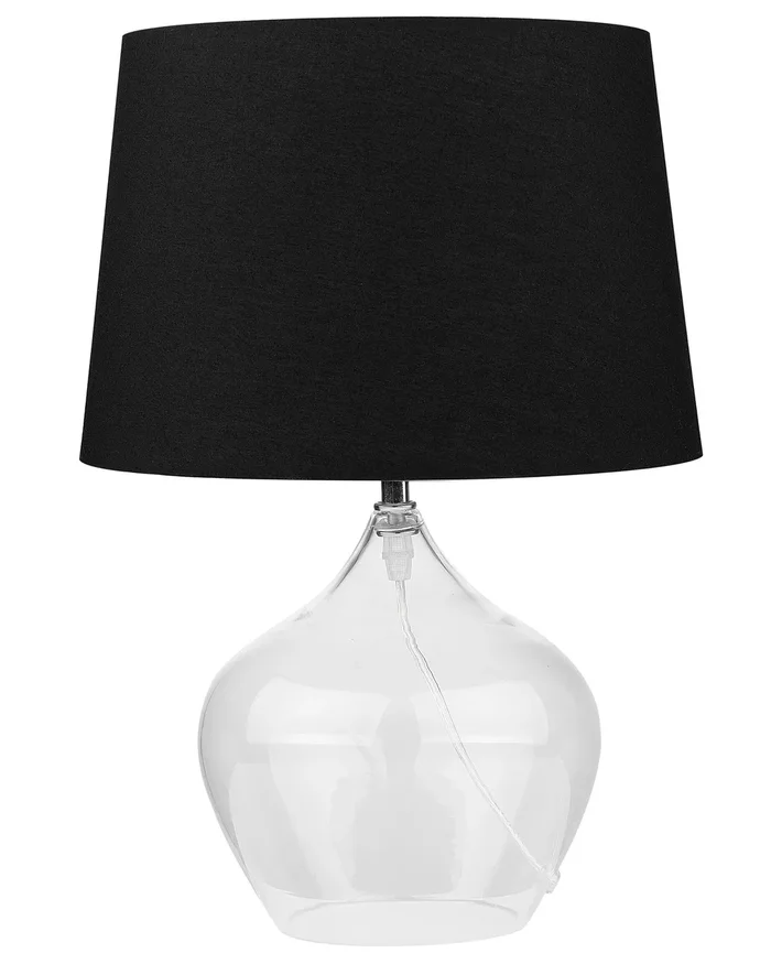 Lámpara de mesa OSUM Vidrio Negro