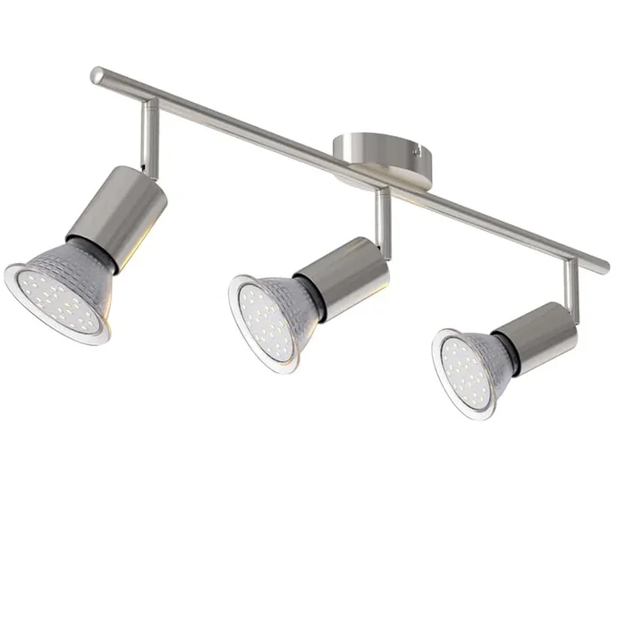 Lámpara de techo Amaryllis metal 3 focos ajustables 360°