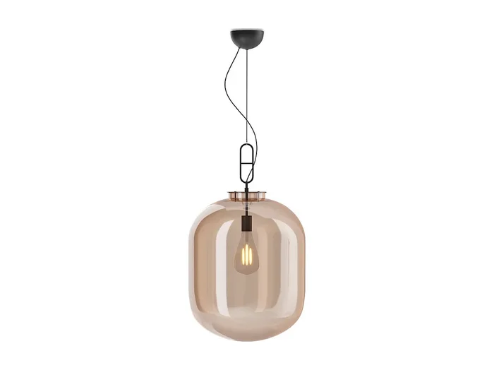 Lámpara de Techo Cristal – Lámapara Colgante de Diseño – Mediana – Grau