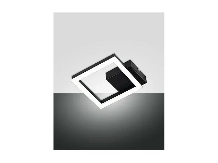 Lámpara de techo LED BARD moderna 11W Negro 3394-24-101 Fabas Luce