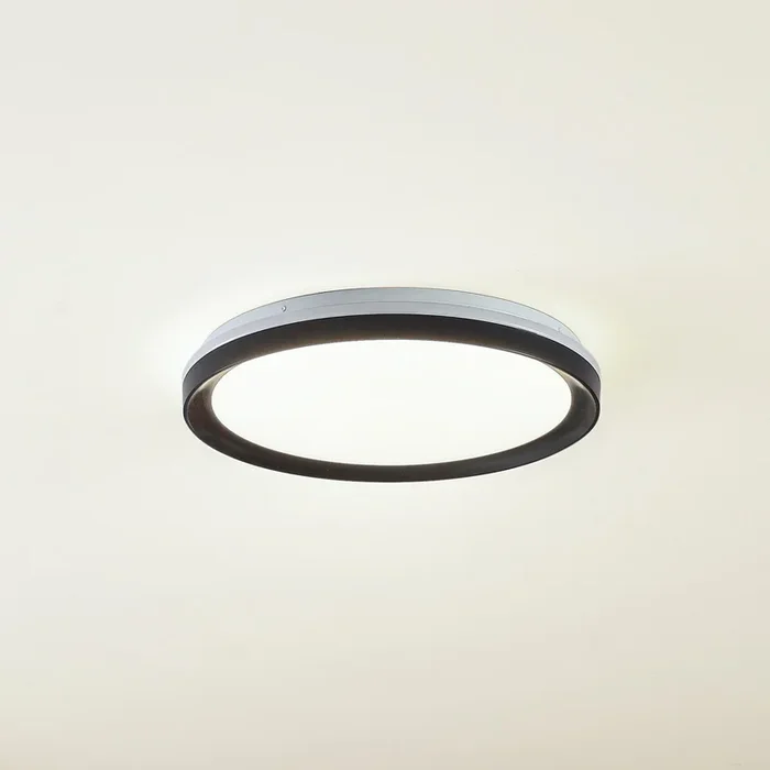 Lámpara de techo Lindby Smart LED Ardena, RGBIC, altura 8,5cm, Tuya