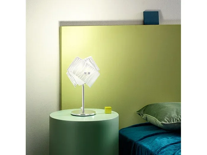 Lámparas de mesa Agnese blanco 1XE14 max 1X42W IP20 – Aplique LED de diseño moderno – Casquillo E14