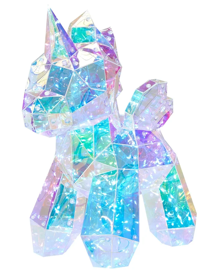 LED Decoration Unicorn FORNAX Multicolour