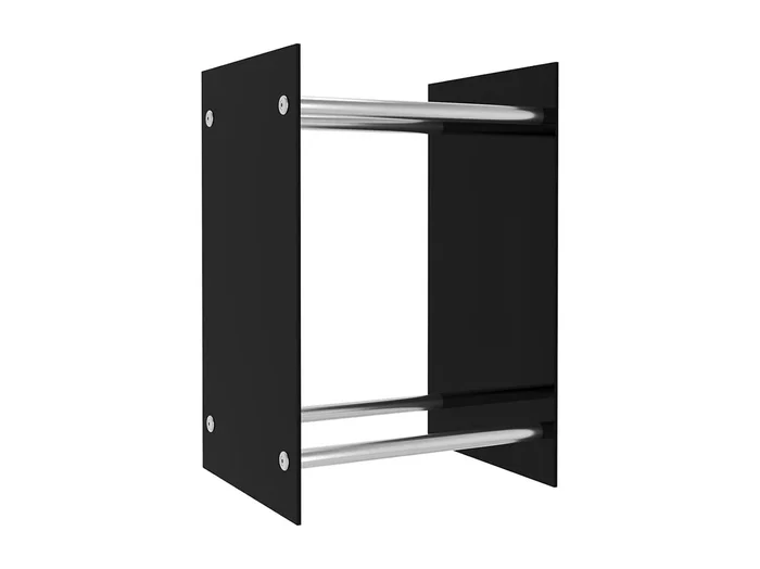 Louis-Étienne-Luc Leñero de vidrio negro 40x35x60 cm