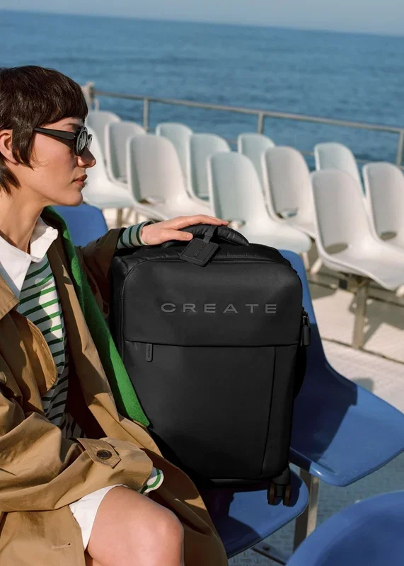 LUGGAGE STUDIO SOFT – Maleta blanda de poliéster con candado TSA y ruedas multidireccionales